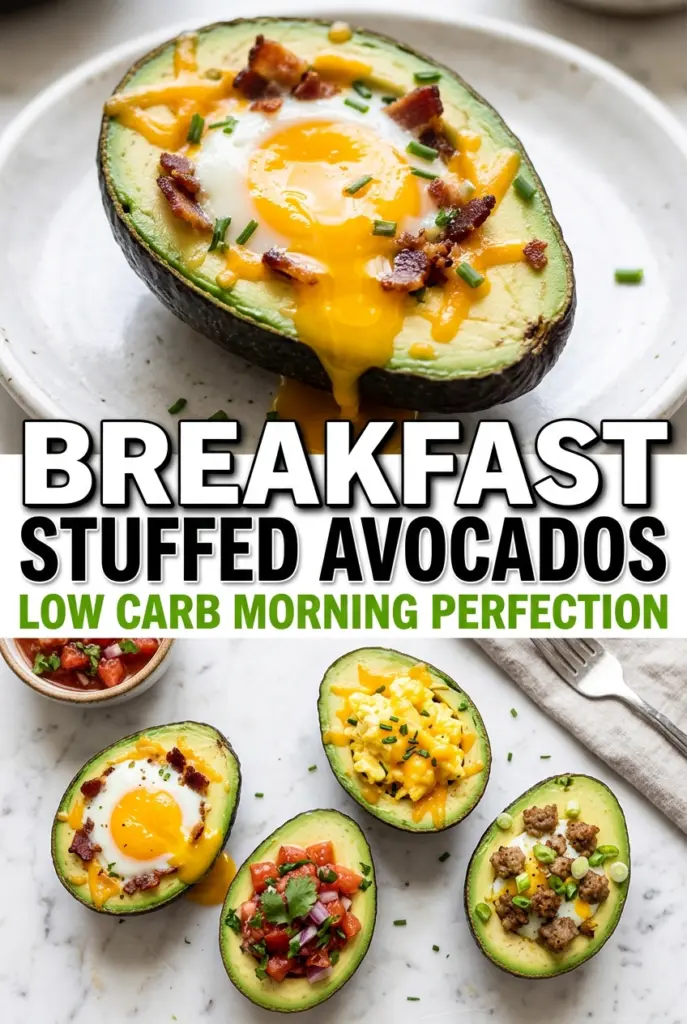 Breakfast Stuffed Avocados