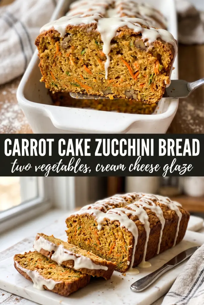 Carrot Cake Zucchini Bread