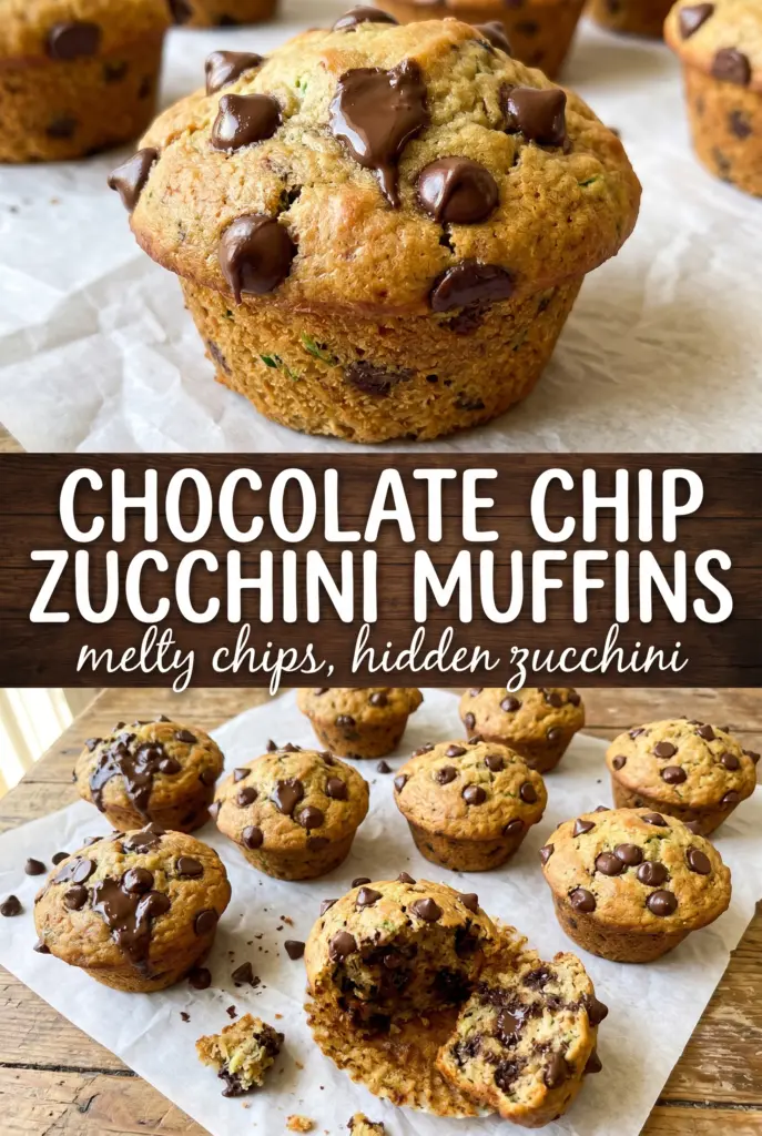 Chocolate Chip Zucchini Muffins