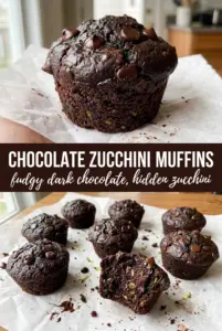 Chocolate Zucchini Muffins
