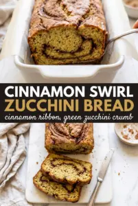Cinnamon Swirl Zucchini Bread
