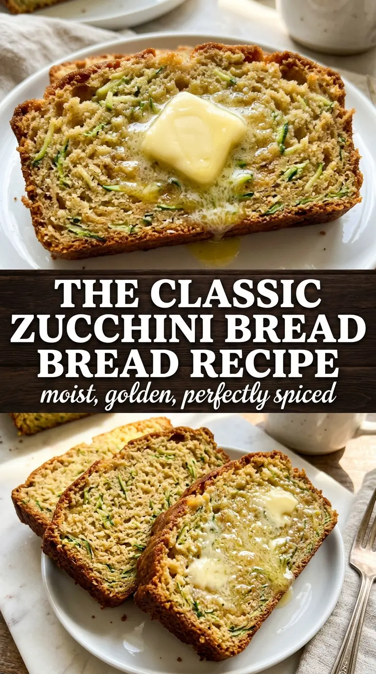 Classic Zucchini Bread moist cinnamon loaf