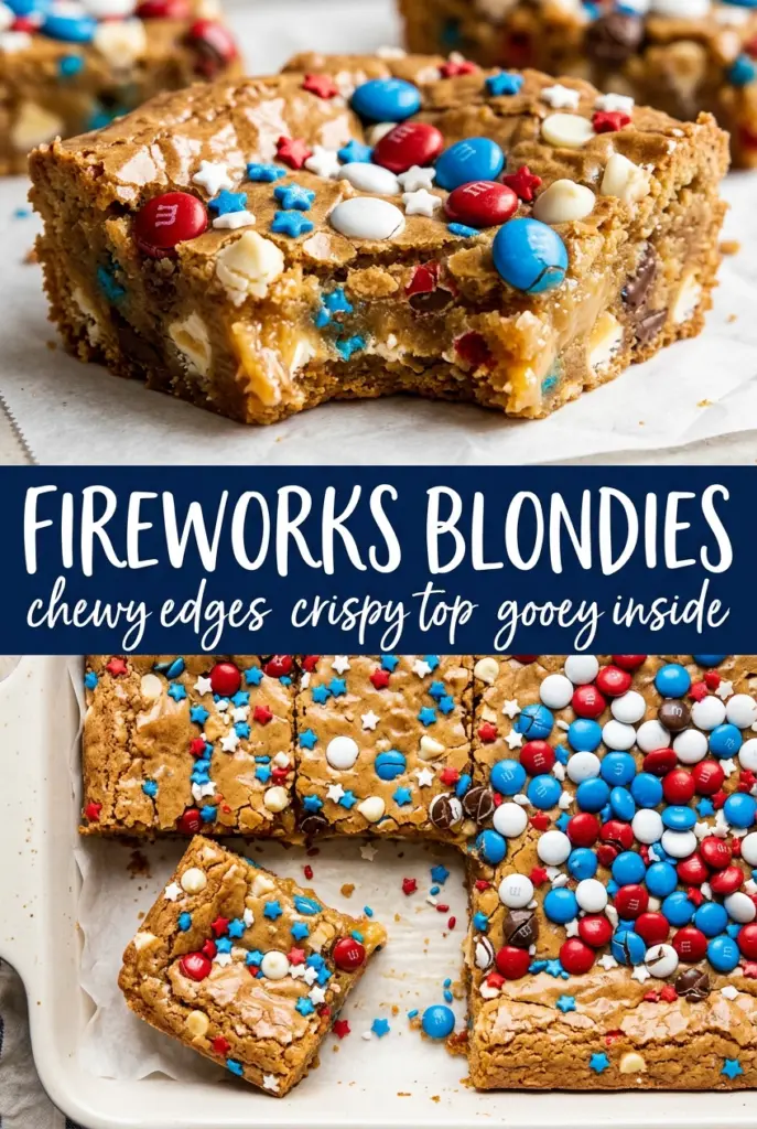 Fireworks Blondies