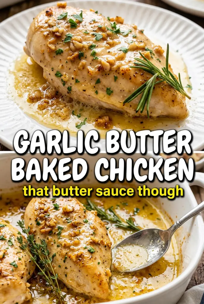 Garlic Butter Baked Chicken Breast