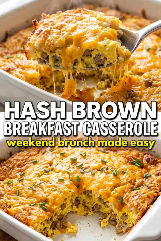 Hash Browns and Eggs Breakfast Casserole