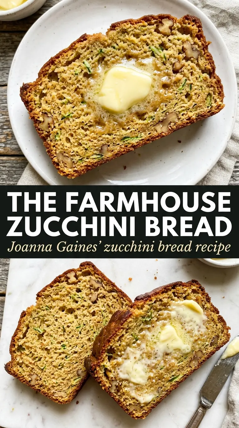 Joanna Gaines zucchini bread moist cinnamon loaf