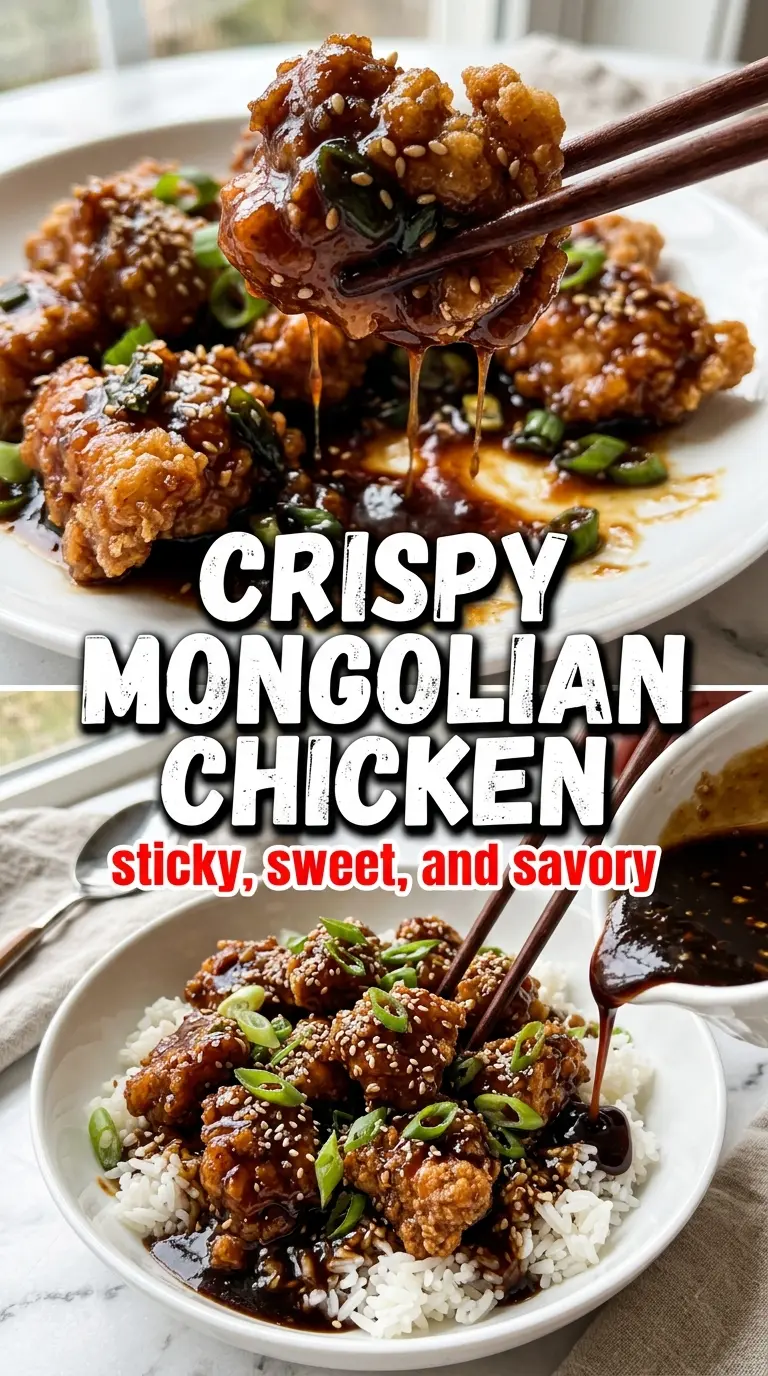 Mongolian Chicken crispy sticky