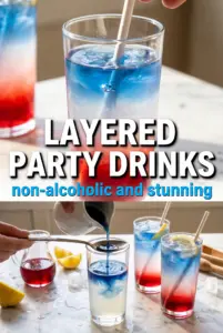 Non-Alcoholic Layered Drinks