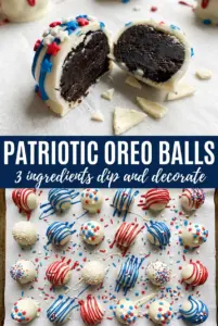 Patriotic Oreo Balls