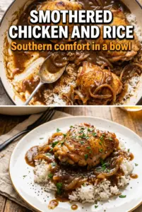 Smothered Chicken and Rice