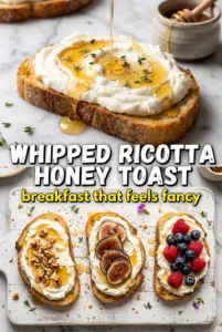 Whipped Ricotta Honey Toast