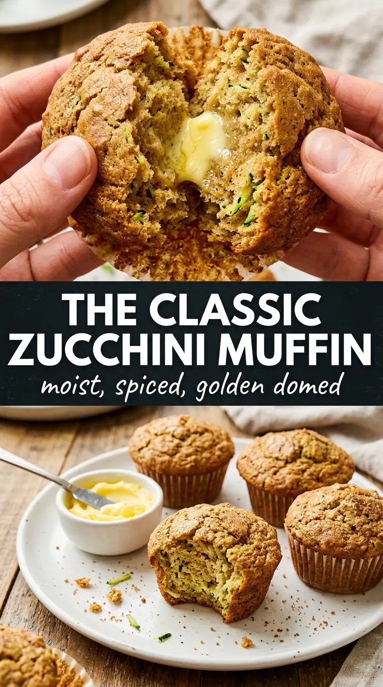 Zucchini Bread Muffins golden cinnamon moist