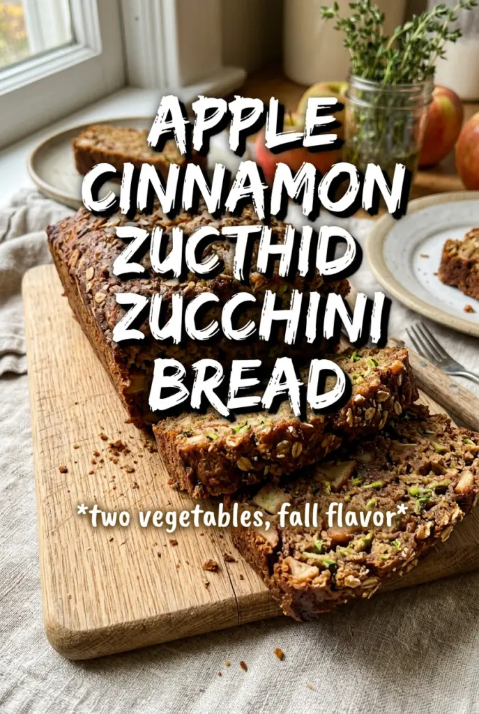Apple Cinnamon Zucchini Bread