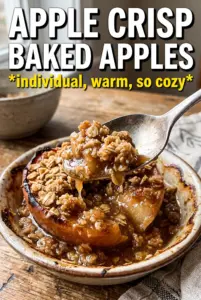 Apple Crisp Baked Apples