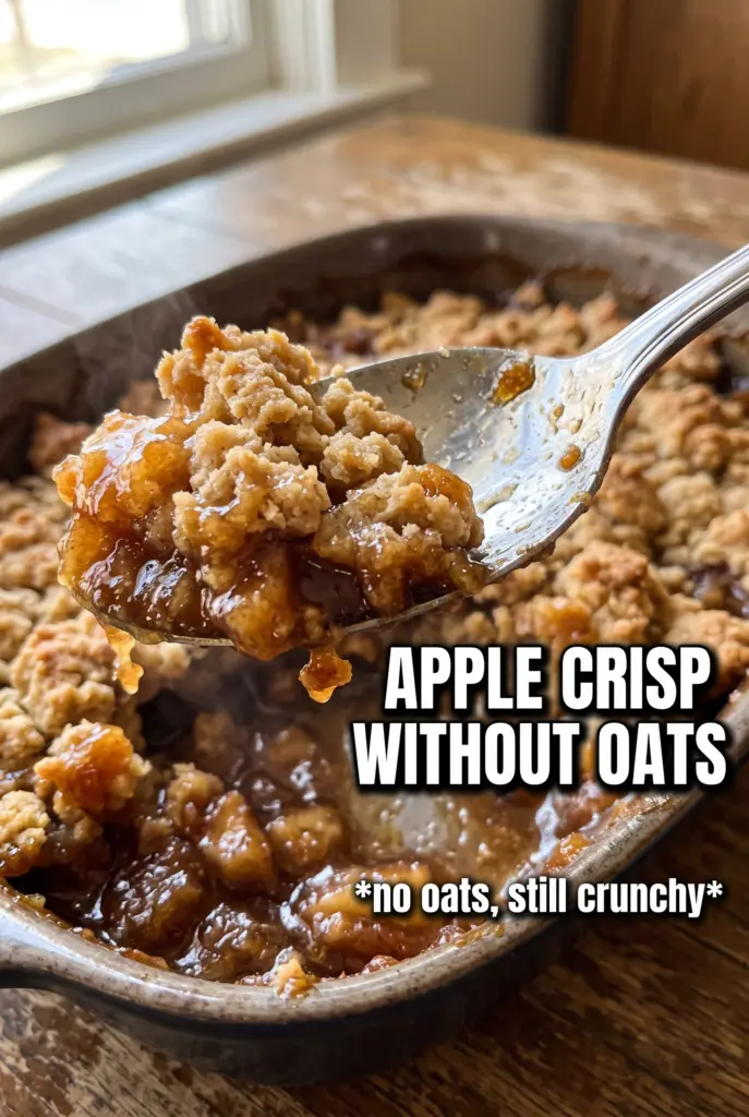 Apple Crisp Without Oats