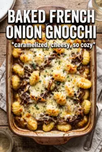 Baked French Onion Gnocchi
