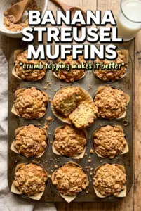 Banana Streusel Muffins