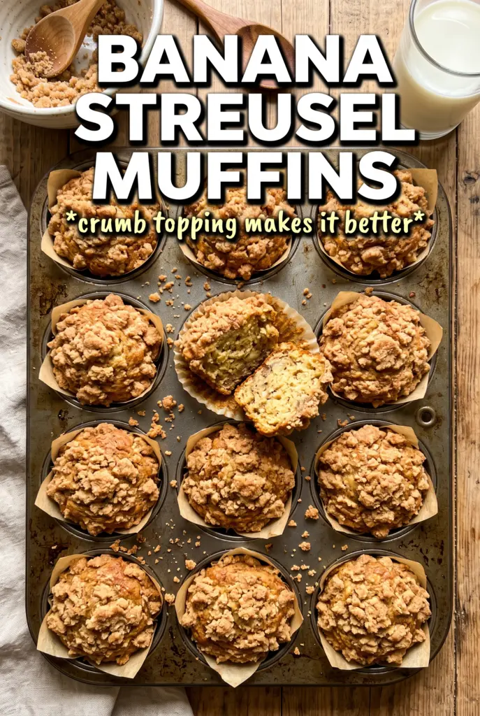 Banana Streusel Muffins
