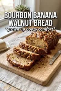 Bourbon Banana Walnut Bread