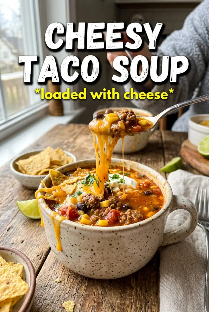 Cheesy Taco Soup