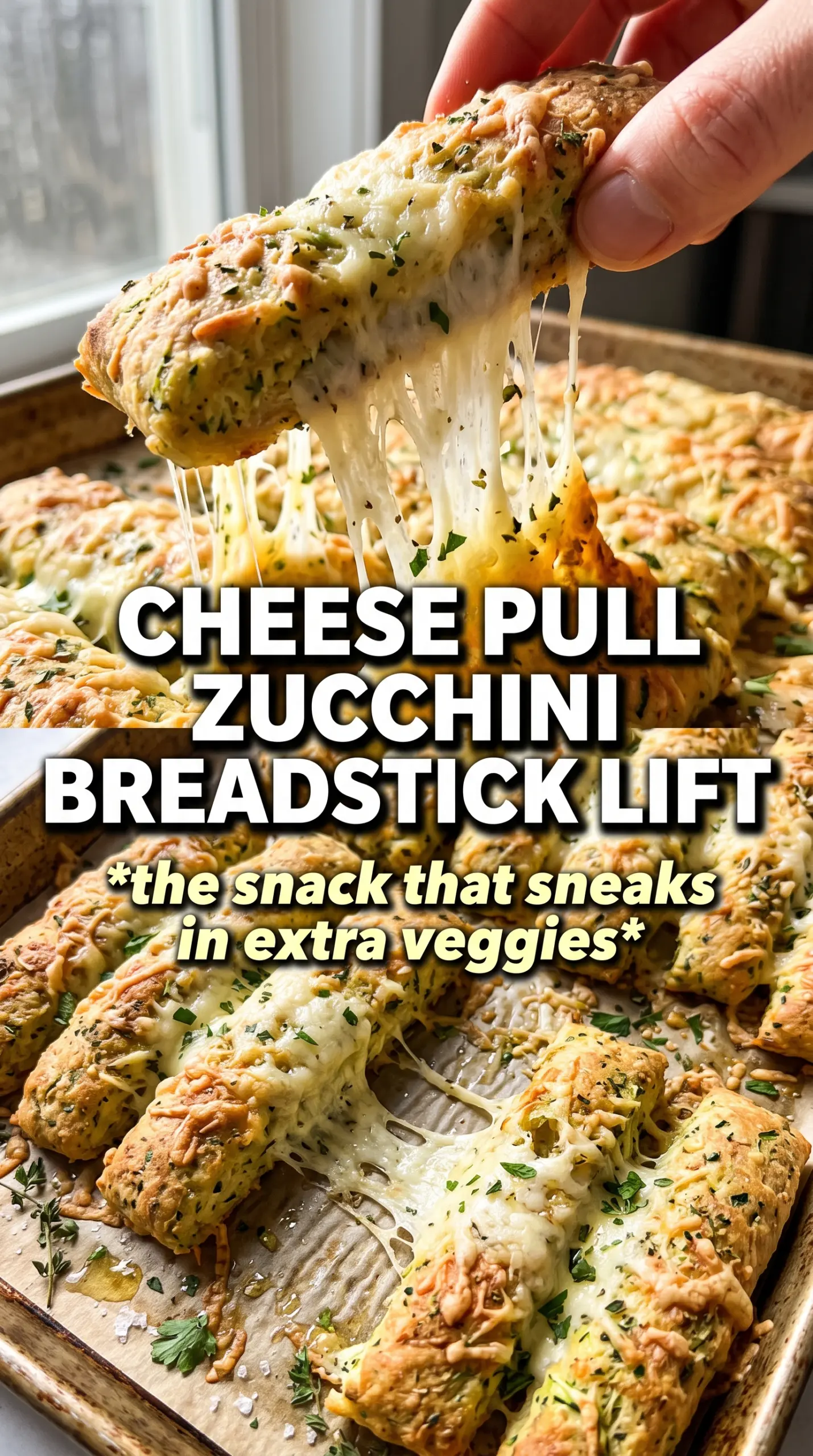Cheesy zucchini breadsticks golden crispy mozzarella