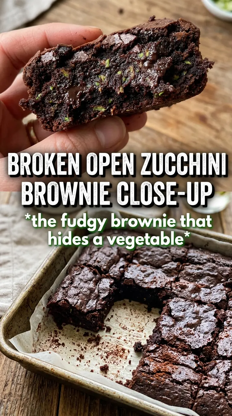 Chocolate Zucchini Brownies fudgy crinkled-top moist