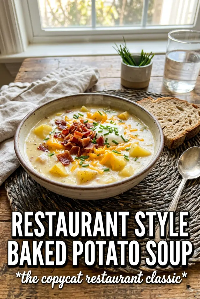 Copycat Chili’s Baked Potato Soup