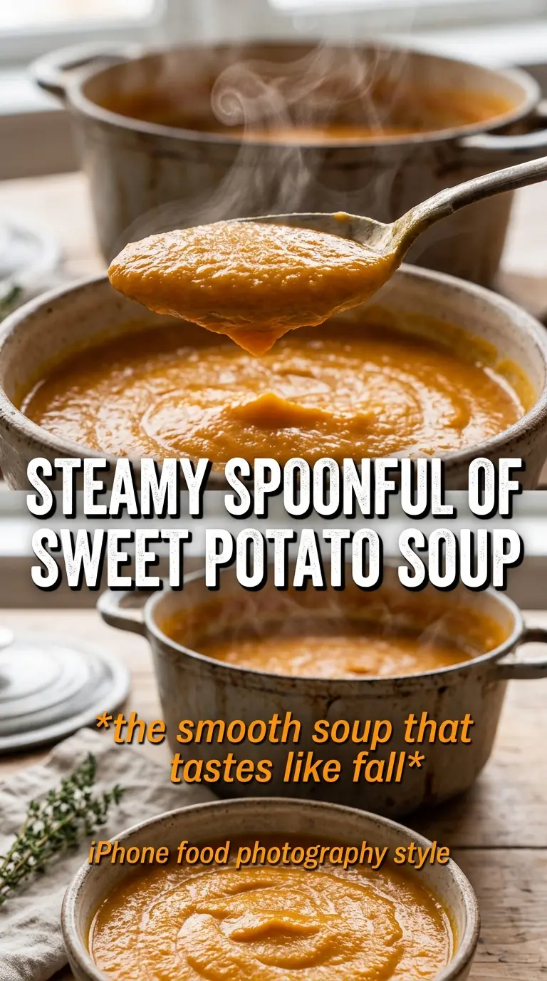 Creamy Sweet Potato Soup smooth velvety spiced
