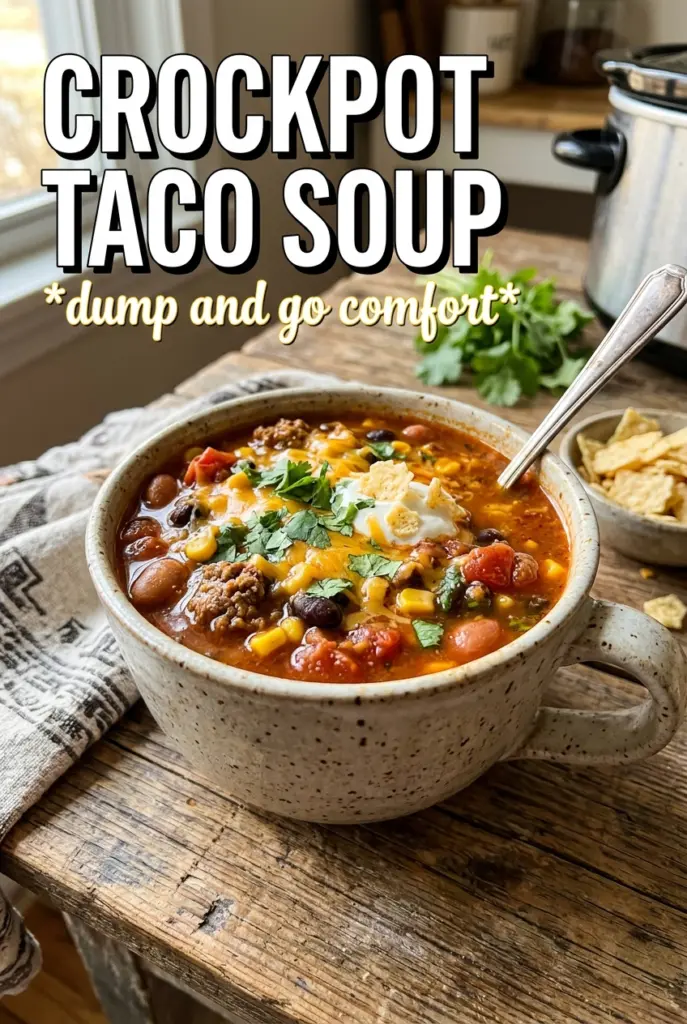 Crockpot Taco Soup