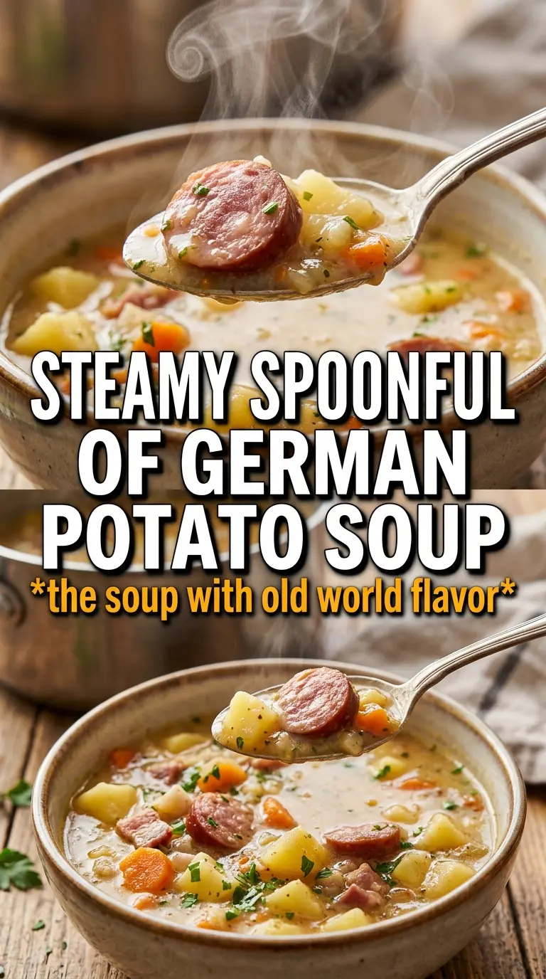 German Potato Soup hearty rustic
