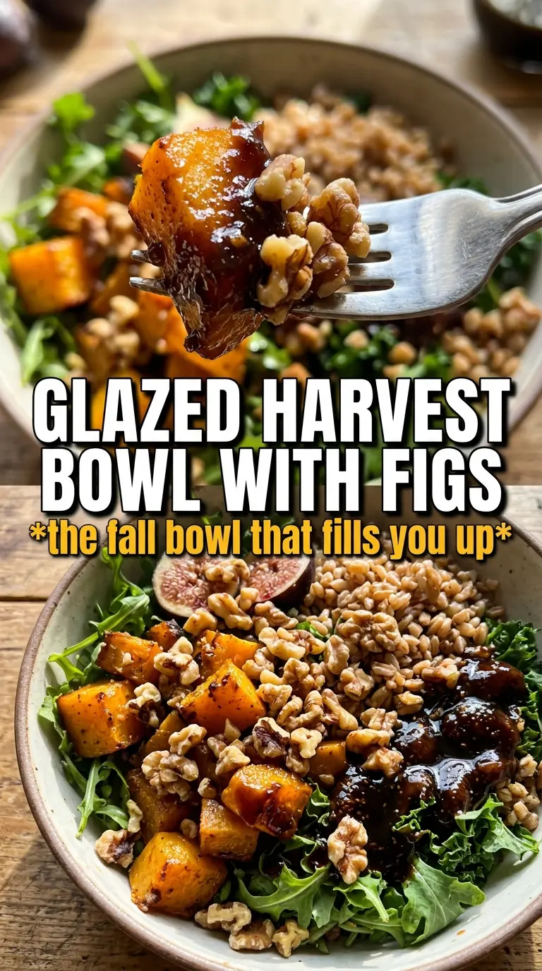Harvest Bowls With Fig Balsamic Vinaigrette colorful grain bowl