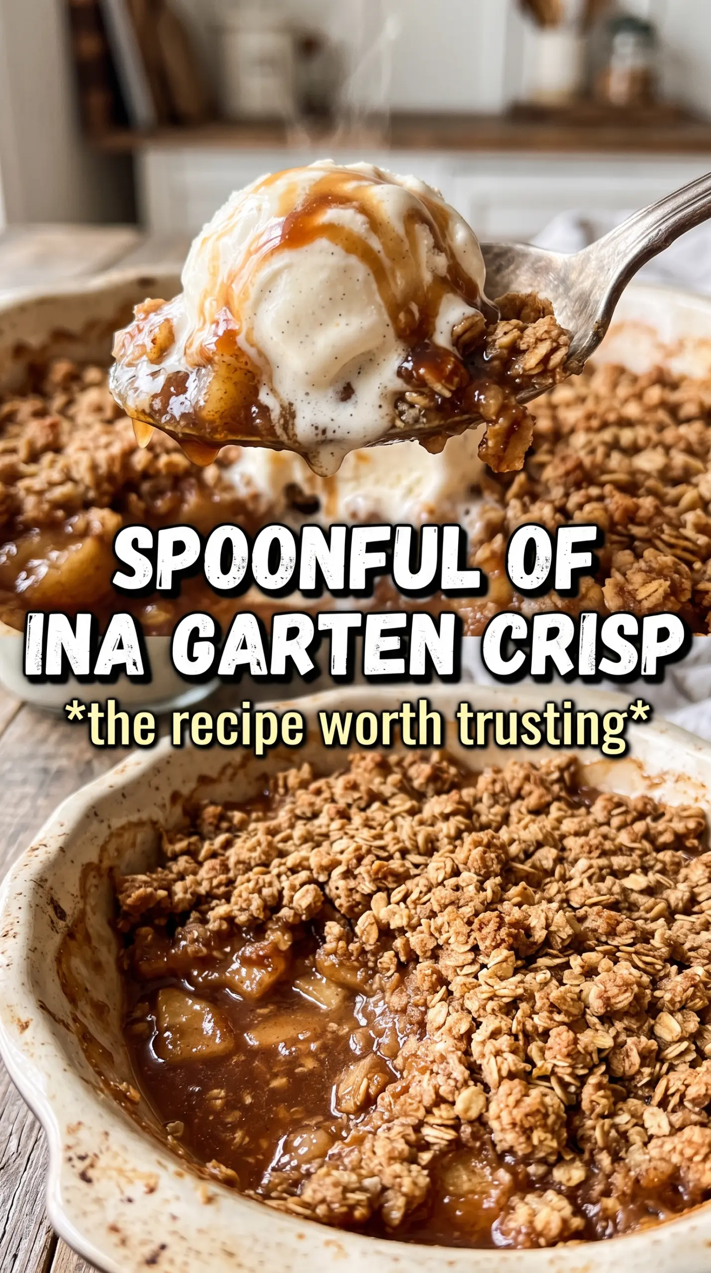 Ina Garten apple crisp golden oat crumble
