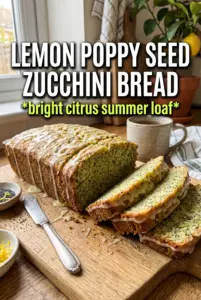 Lemon Poppy Seed Zucchini Bread