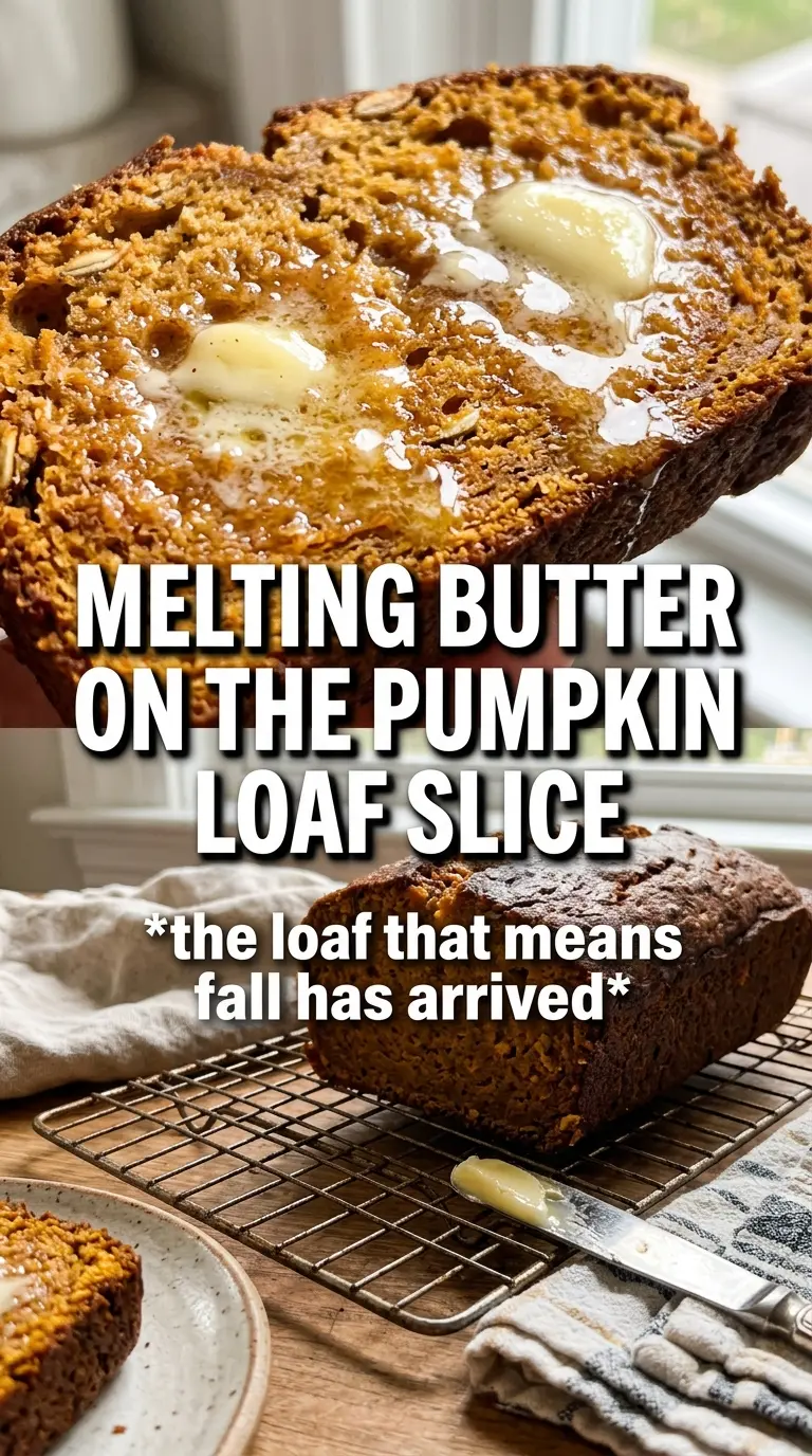 Pumpkin bread classic golden loaf