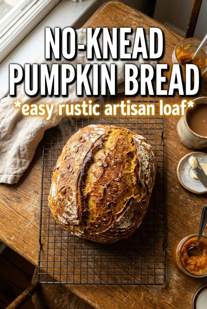 No-Knead Pumpkin Bread