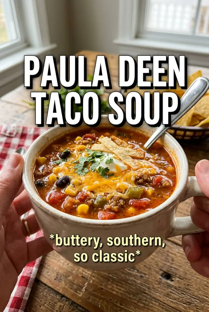 Paula Deen Taco Soup