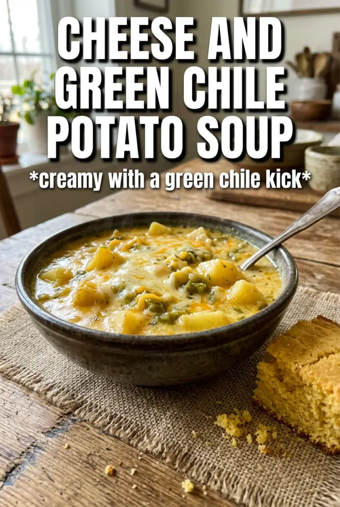 Potato Soup With Cheese And Green Chiles