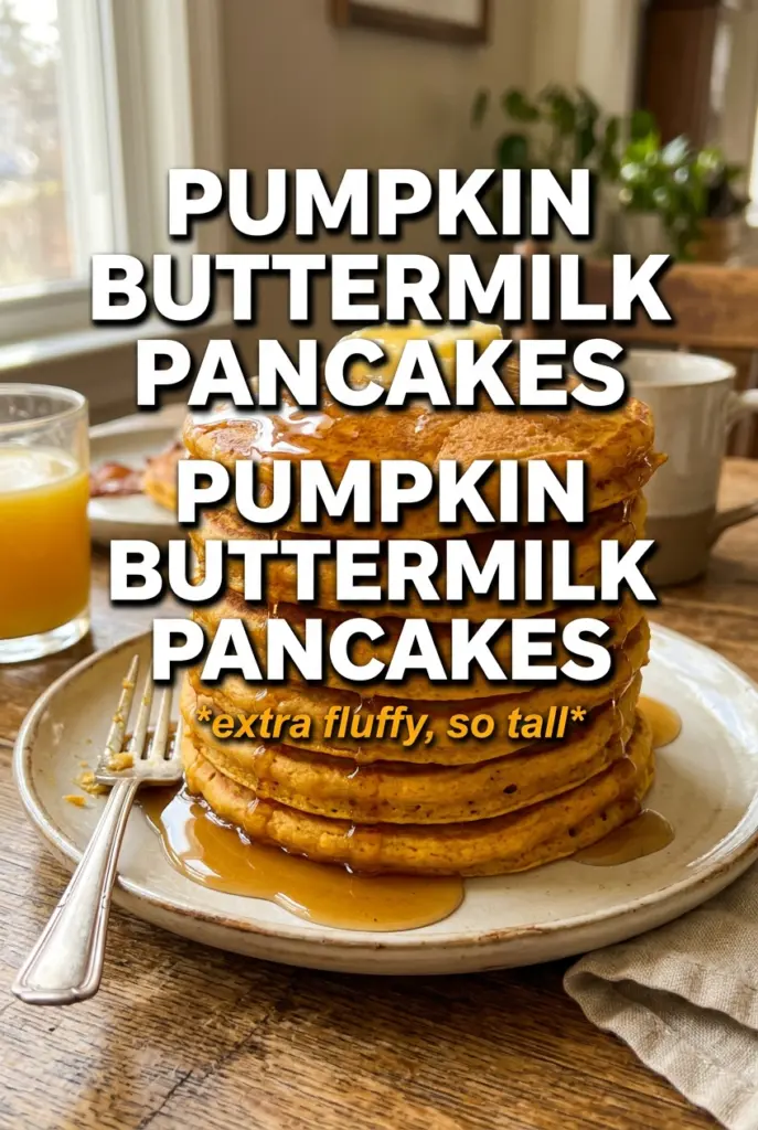 Pumpkin Buttermilk Pancakes