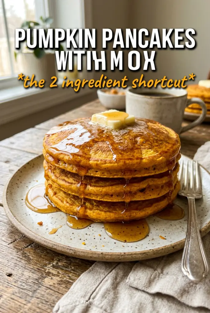 Pumpkin Pancakes Using Pancake Mix