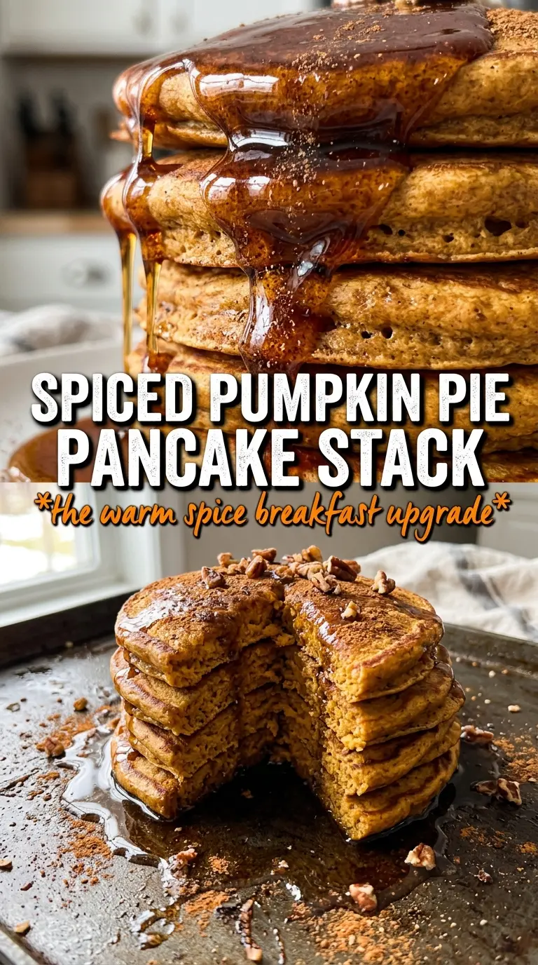 Pumpkin Pie Spice Pancakes warm spiced fluffy