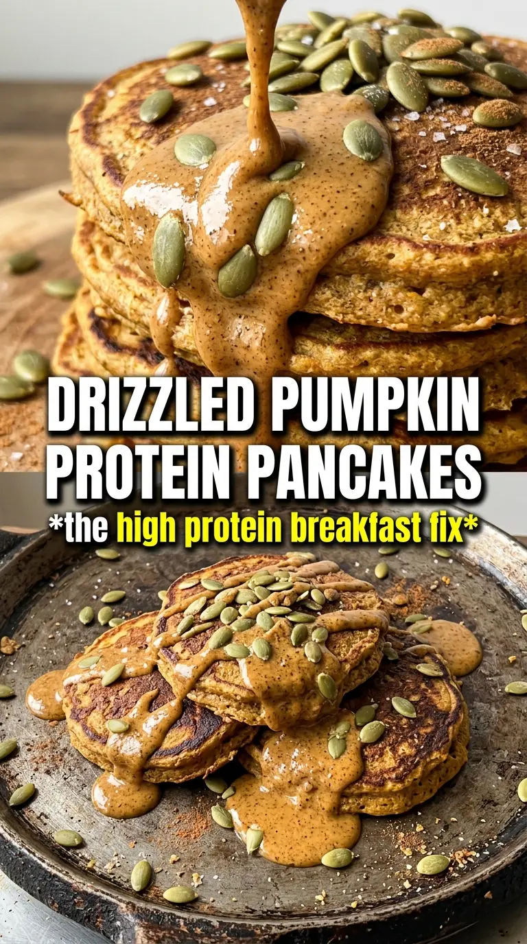 Pumpkin Protein Pancakes thick fluffy