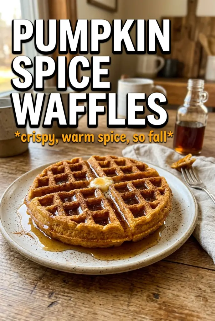 Pumpkin Spice Waffles