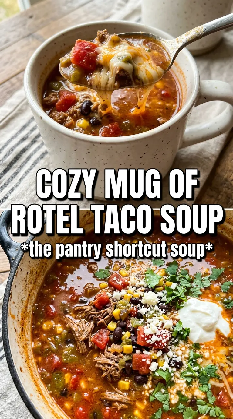 Rotel taco soup spicy tomato broth