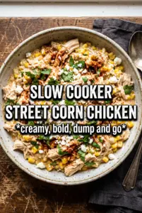 Slow Cooker Street Corn Chicken