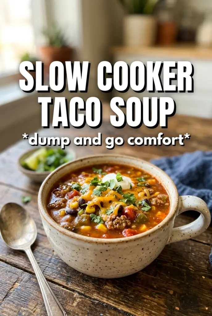 Slow Cooker Taco Soup