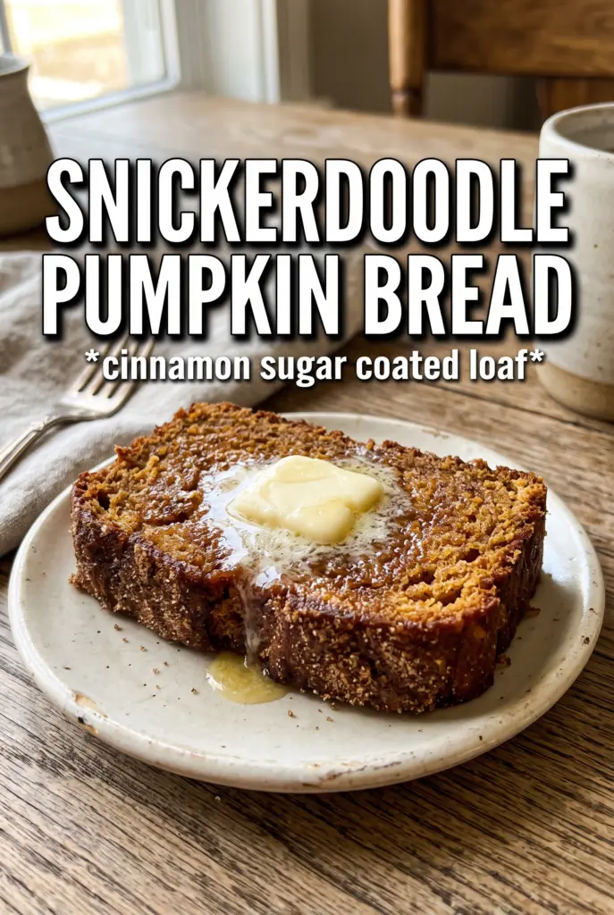 Snickerdoodle Pumpkin Bread