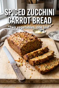 Spiced Zucchini Carrot Bread