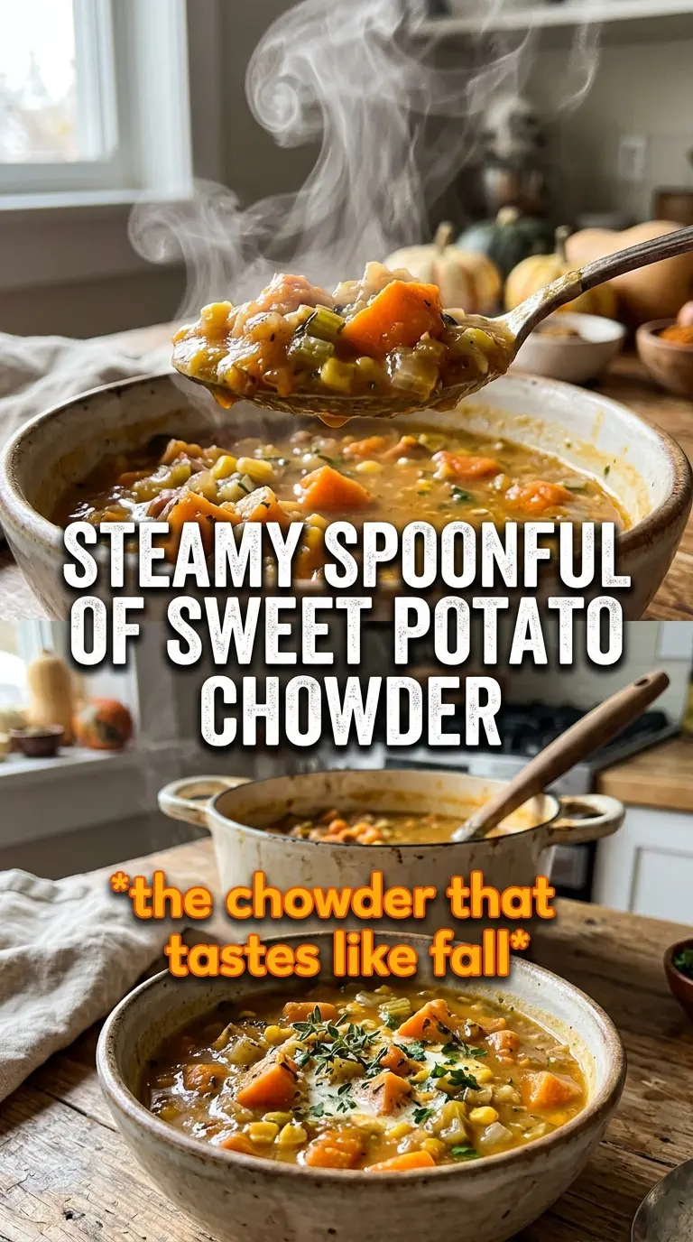 Sweet Potato Chowder creamy smoky