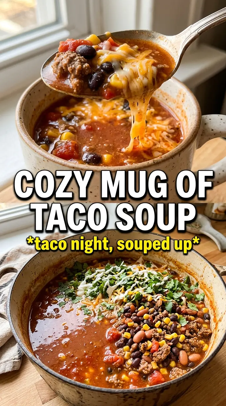 Taco Soup bold brothy