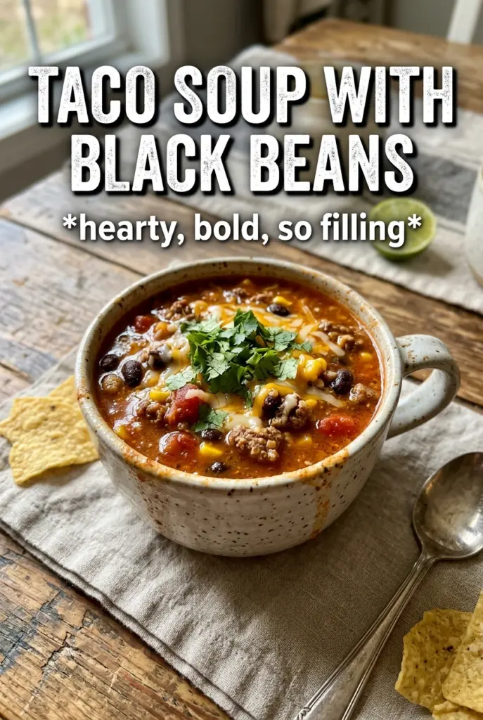 Taco Soup With Black Beans